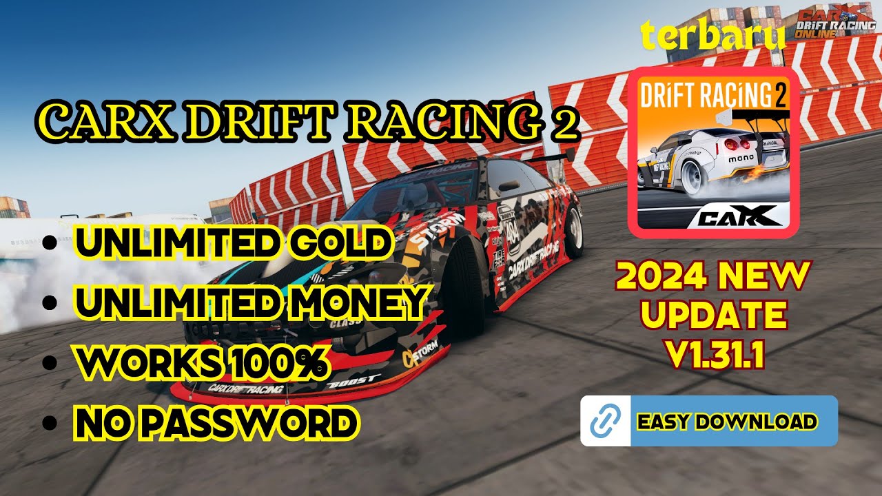 CarX Drift Racing 2 MOD APK UNLIMITED MONEY v1.31.1 TERBARU