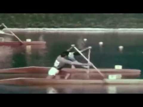 1972 MUNICH, Germany Olympic Canoeing Men&#039;s C-1 1000 m Final (16:9)