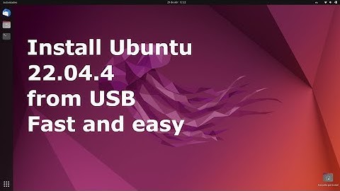 Learn how to install Ubuntu 22.04.4 quickly and easily from USB. It