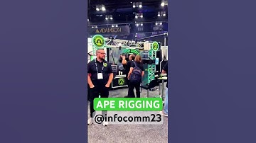 APE Rigging at Infocomm23! #avixa #infocomm