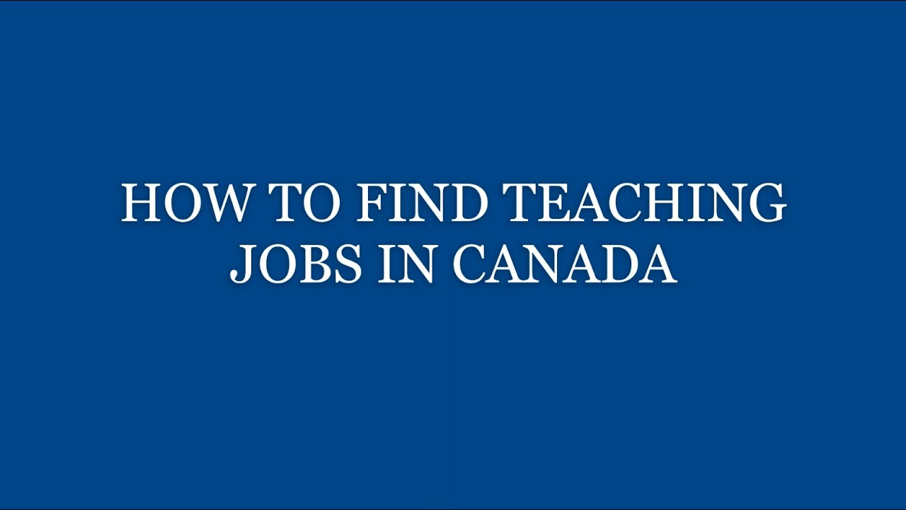 teaching jobs vancouver