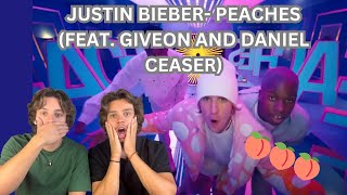 IS IT PLAYLIST WORTHY??| Twins React To Justin Bieber (Feat. Giveon and Daniel Ceaser)- Peaches!!