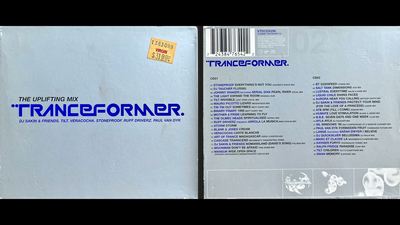 その他 Tranceformer 2000 [CD] Tranceformer, the Uplifting Mix (2000) (Disc 1) (Trance Mix Album