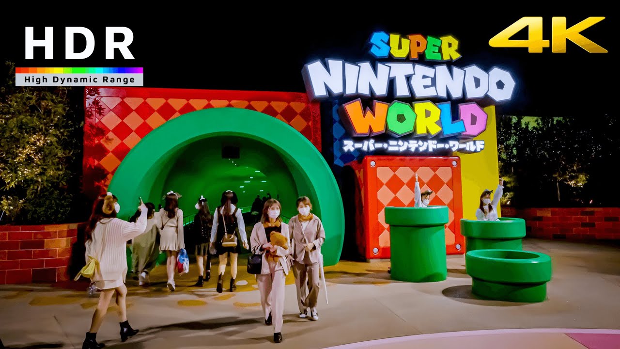 【4K HDR】Super Nintendo World at Universal Studios Japan - Osaka 2021