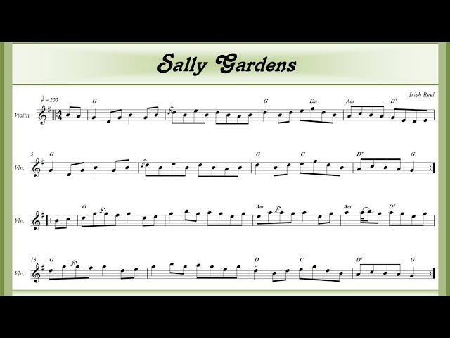 Sally Gardens You