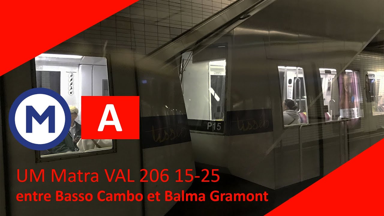 Tisséo - UM Matra VAL 206 15-25 entre Basso Cambo et Balma Gramont