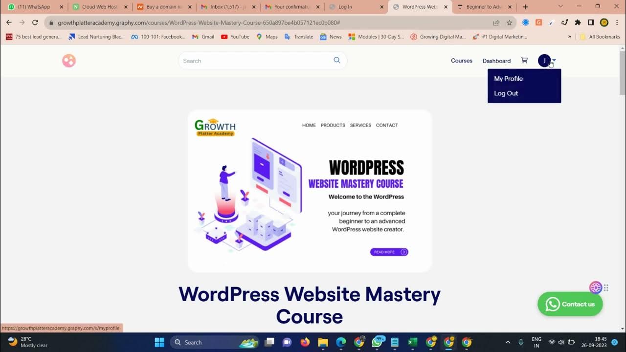 How to Login to Graphy LMS using GMAIL ID - YouTube