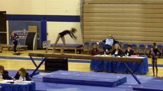State Level 8 2nd place beam routine March 27, 2010