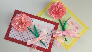 カーネーションのカード  Carnation card