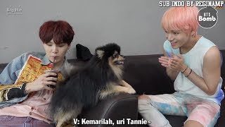 [INDO SUB] The day when ‘김연탄(KimYeonTan)’ came to the broadcasting station - BTS (방탄소년단)