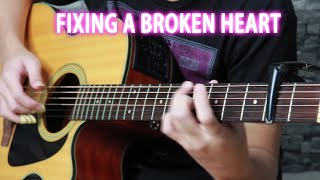 Video thumbnail of "Fixing A Broken Heart ( Fingerstyle Guitar Cover )"