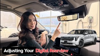 2026 Kia Carnival: Adjusting Your Digital Rearview Mirror! 