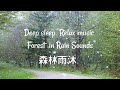 森林雨沐forest in rain森林浴大自然下雨聲Relax music rain sounds deep sleep meditation music asmr水流聲睡覺音樂放鬆失眠舒壓按摩冥想