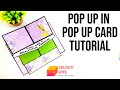 Pop up in pop up card tutorial by srushti patil