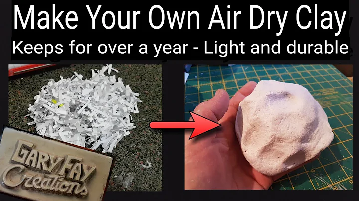 How to make paper clay (full recipe)