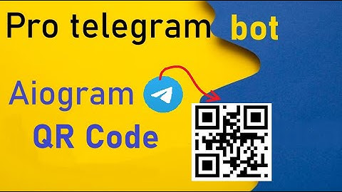 Qr Code | Telegram Bot Aiogram | Projects