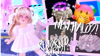 NEW HALOWEEN HALO 2020?!//REWORKED SKIRT?!//NEW ACCESSORIES AND MORE!!//Royale High Tea and Leaks