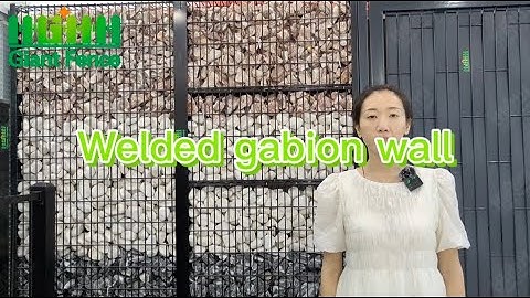 What is welded gabion wall?