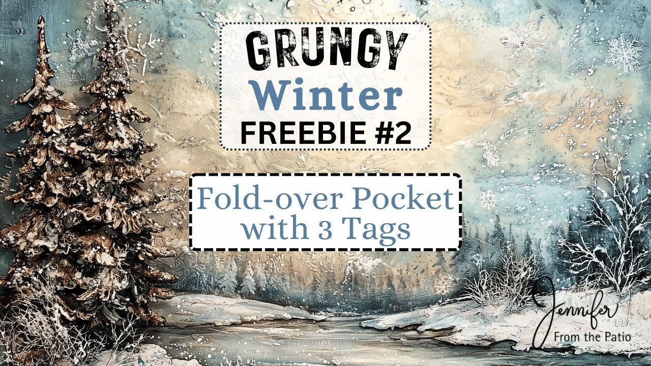 Неделя бесплатных подарков в стиле гранж-зимы ~ №2 Карман-раскладушка с 3 бирками (ЭТОГО СИНЕГО Ц...