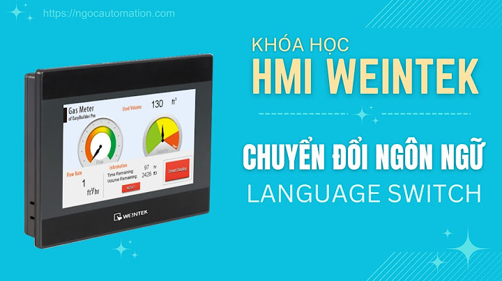 Hướng dẫn lập trình hmi weintek tiếng việt