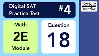 Digital SAT 4, Math Module 2E, Question 18 (xy-plane)