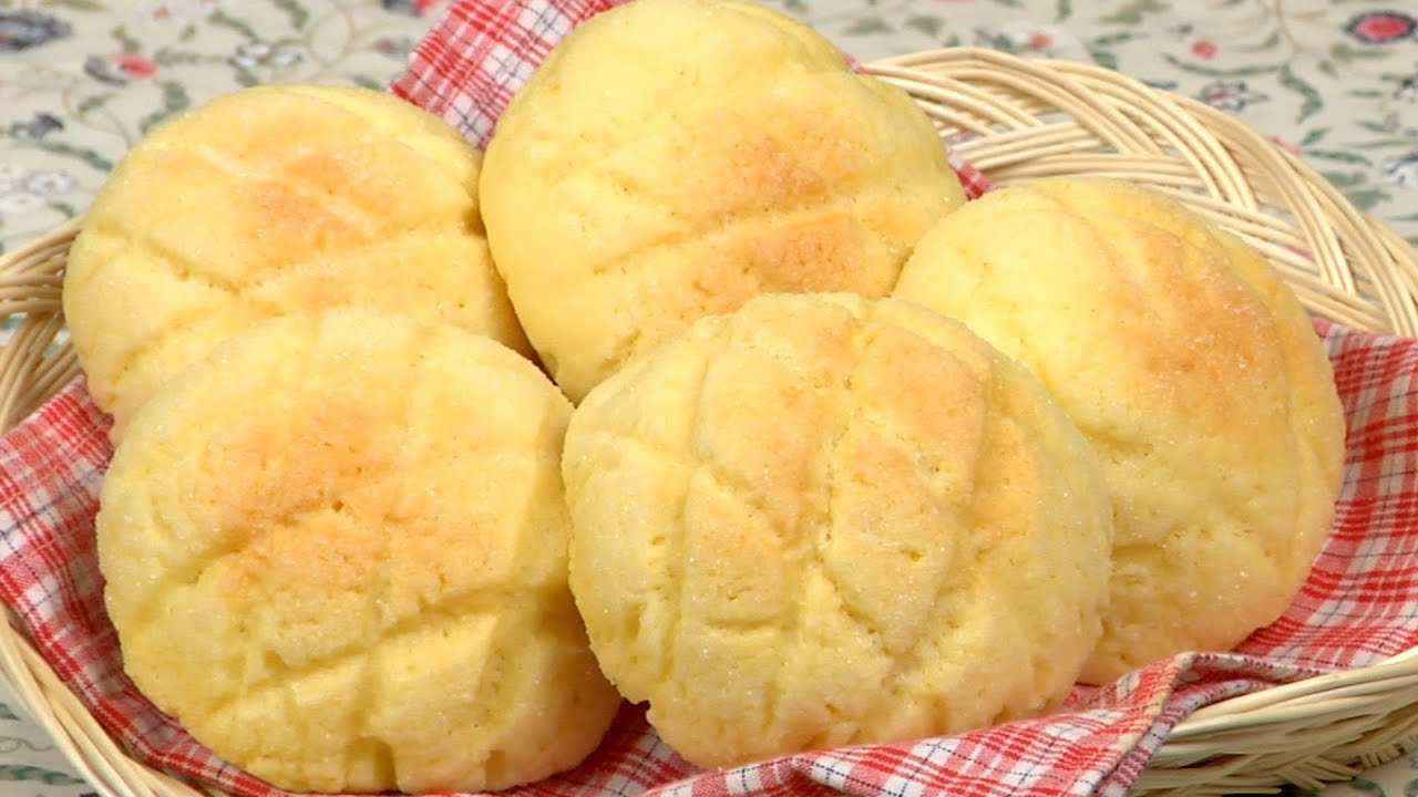 How to Make Melonpan (Melon Pan / Melon Bread Recipe) | Cooking with ...