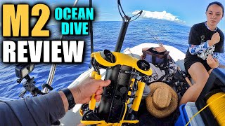 CHASING M2 Underwater Drone ROV Dive Test Review   CLAW & E-Reel... How it REALLY Works!