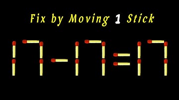 India Fix The Equation by Moving Just One Stick | Brain Teaser | Smartest Puzzle