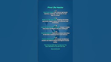 5 Life Hacks That Actually Makes You Smarter