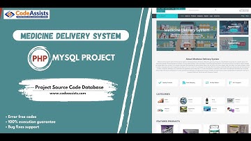 Medicine Delivery System - PHP MySQL BootStrap Responsive Latest Project