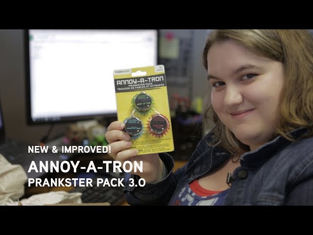 ThinkGeek Annoy-A-Tron Prankster 3 Pack New circa 2017 847509004579