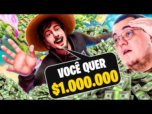 Jogue o Desafio do MrBeast no Fortnite para Ter a Chance de Ganhar US$  1.000.000!