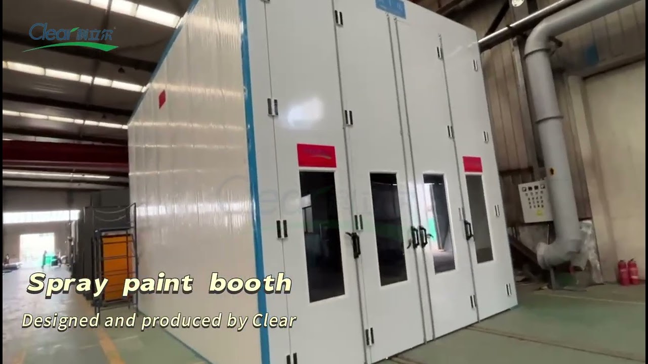 China Large Paint Spray Booth for Industrial Parts