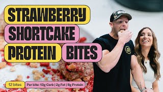 Strawberry Shortcake Protein Bites | BPN Kitchen