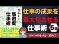 【生産性向上】仕事の成果を最大化する仕事術5選｜「高密度仕事術」【本要約】