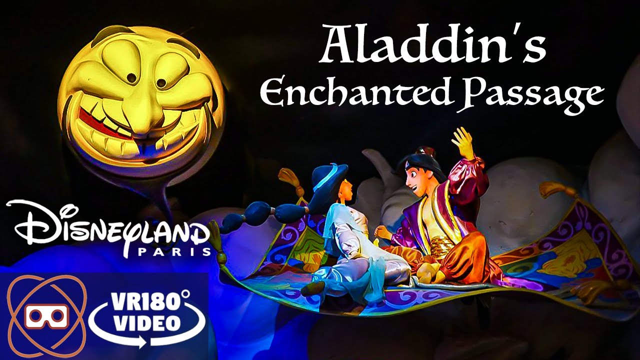 [VR180] Disneyland Paris Aladdin Attraction - Le Passage Enchanté d'Aladdin