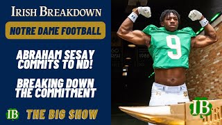 Elite DE Abraham Sesay Commits To Notre Dame!