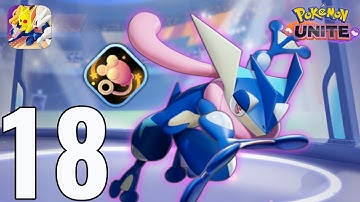 Pokemon UNITE - Gameplay Walkthrough Part 18 - Greninja & Fluffy Tail (iOS, Android)