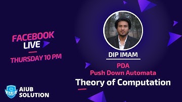 Push Down Automata - PDA | Theory of Computation (TOC) | Bangla Tutorial | AIUB SOLUTION