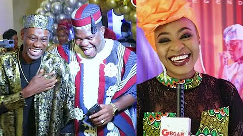 Watch What Got Lateef Adedimeji,Mr Macaroni Laughing At Ayinla's True Life Story Movie Premiere