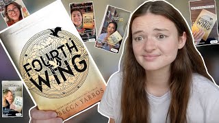 Celebrity Reading the most popular book on tiktok - The Fourth Wing honest review Net Worth
