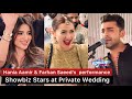 Hania aamir dance performance  iqra aziz farhan saeed dananeer saboor aly at umerkidua wedding