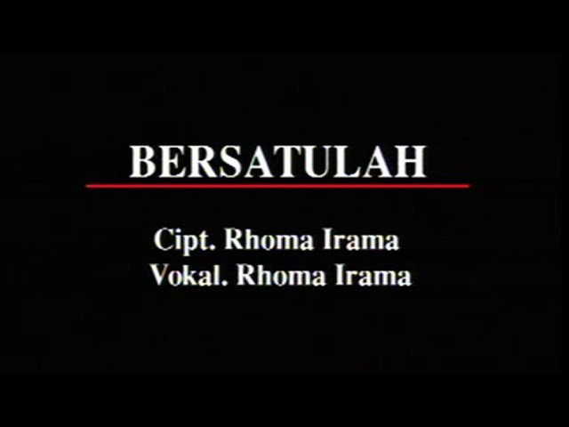 Rhoma Irama - Bersatulah (New Version) [Stereo | Official Music Video] class=