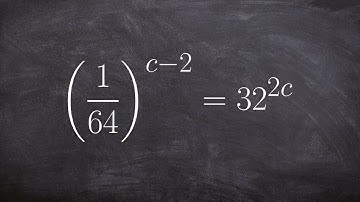 Solving an exponential equation with negative exponents