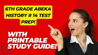 Abeka Academy: Ace your 6th Grade Abeka History Test 14