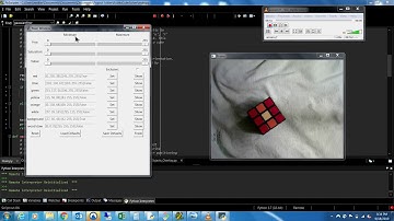 Rubiks Cube: Color Filter Calibration Demo