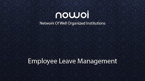 NOWOI - Leave Management