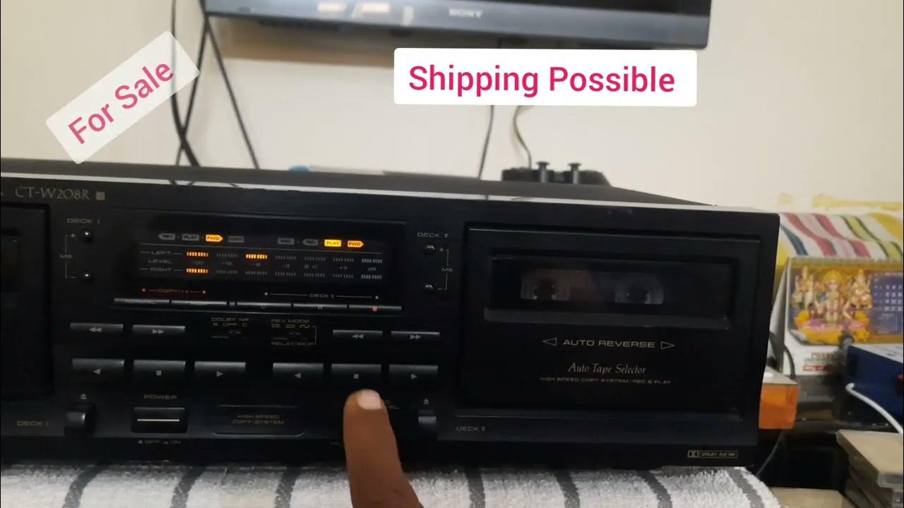 (Sold)Pioneer Stereo Double Cassette Deck CTW208R/For Sale/Infinity