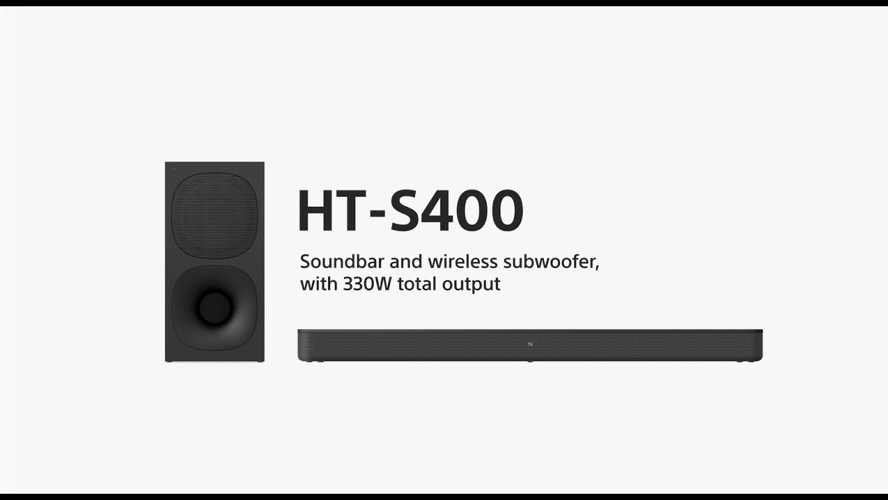 Product HT-S400 YouTube Sony - Video Official
