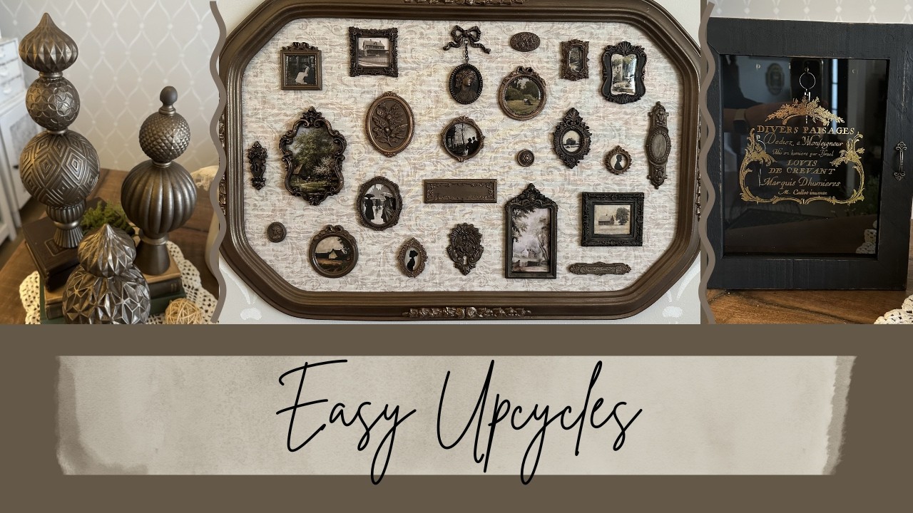 Простой декор из переработанных материалов